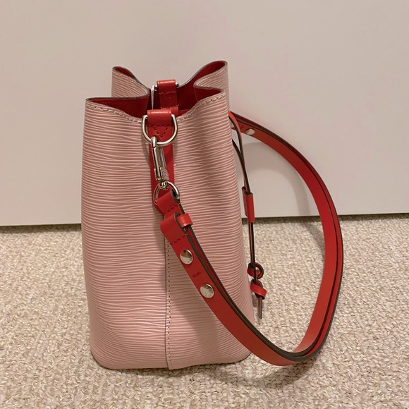 Louis Vuitton Neo Noe Bucket Bag Rose Ballerine Orange SHW Pink Epi Leather Bag - Picture 4 of 12
